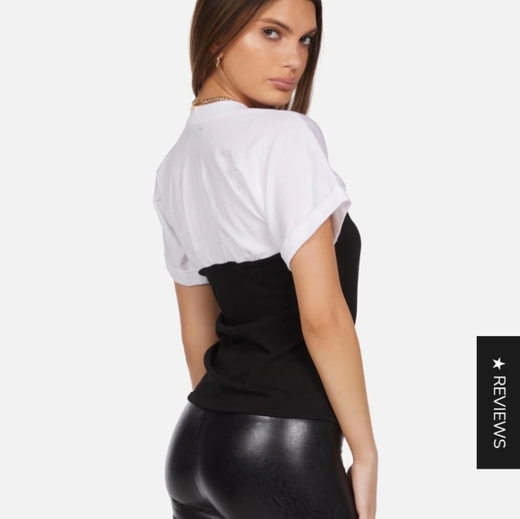 Michael Lauren Kinsley Black "tee" - Picture 4 of 11